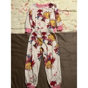 Dreamworks Trolls Girls 2-Piece Pajama Set Size 4/5 XS